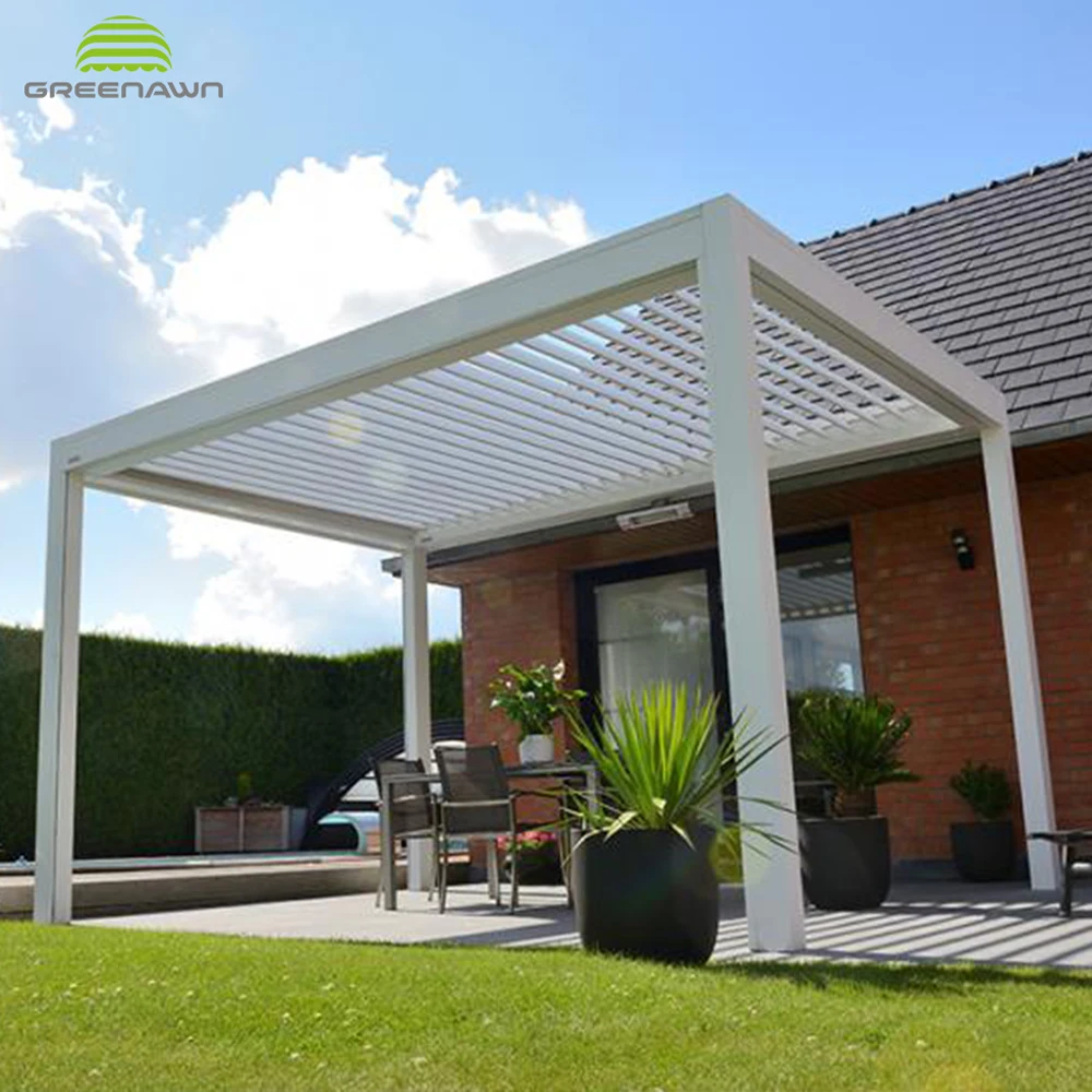 
Modern pergola bioclimatica manual 3x5, 3x4m wholesale price 