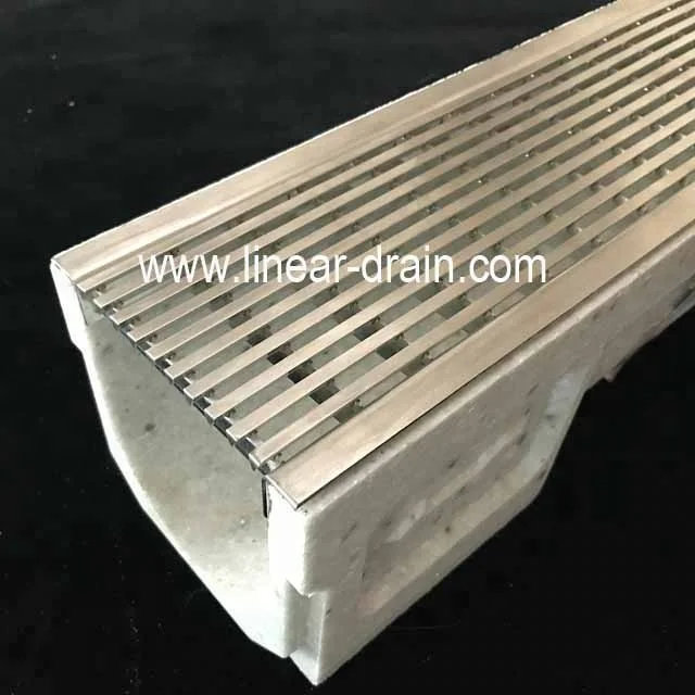 
Stainless Steel Water Drainage Channel / Drainage Channel Gutter / Drainage Channel Grating 