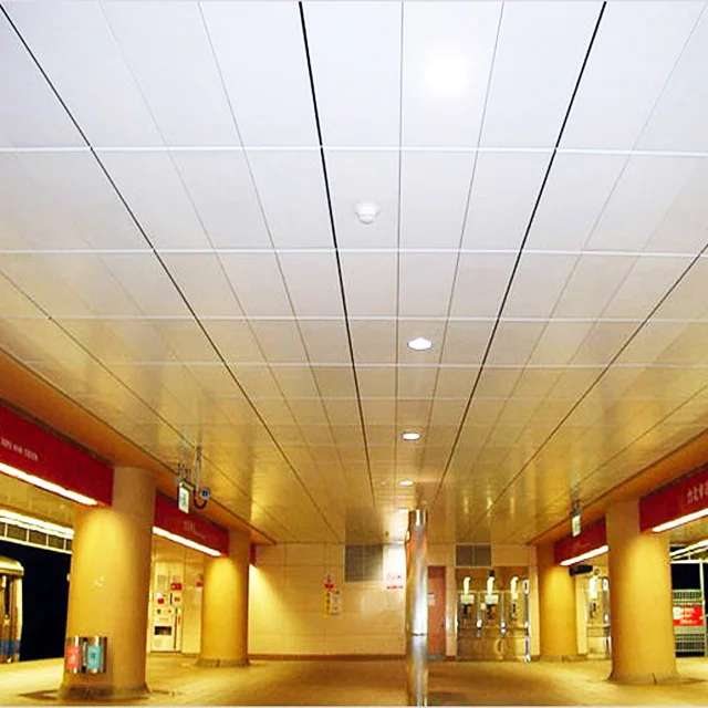 Best Ceiling Design 600*600 Clip-In Best Square Aluminum Ceiling Storing Design