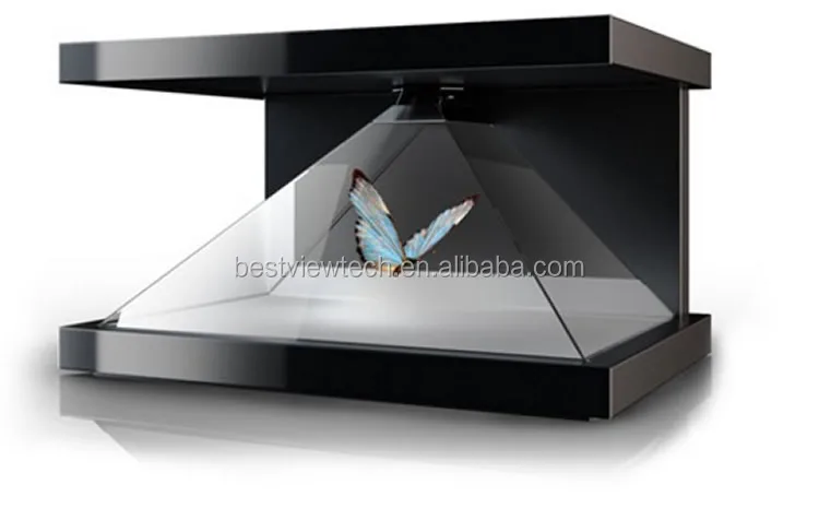 China Supplier sales competitive price Virtual Projection 270 Degree pyramid 3d holographicion+base