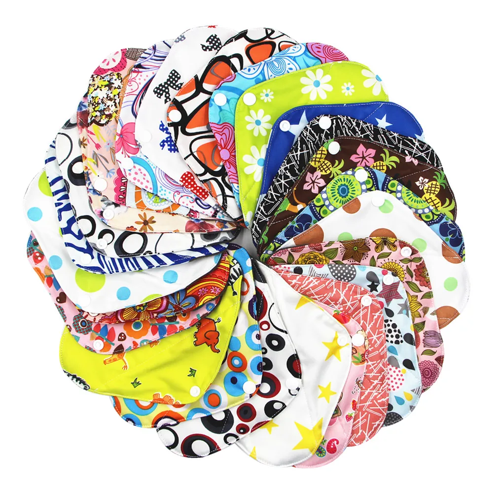 
Soft And Comfortable Reusable Washable Cloth Menstrual Pads Panty Liners Cloth Pad 