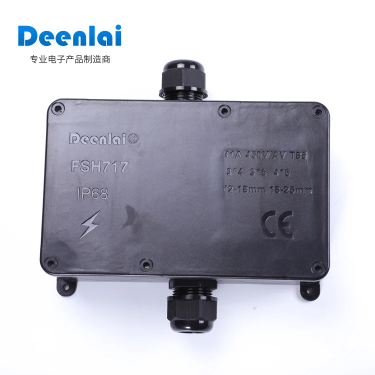 
 Уличная Большая пластиковая электрическая IP68 Водонепроницаемая Соединительная коробка для подводного освещения  