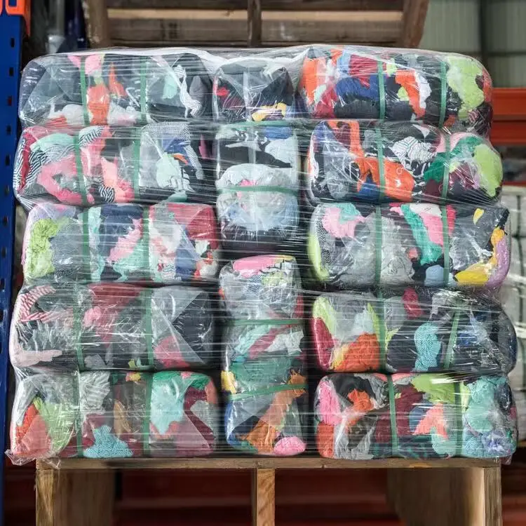 
High-quality mixed industrial rags used clothing 
