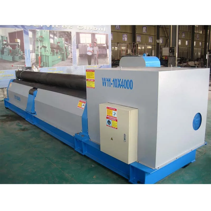 Электрическая гибочная машина для прокатки металлических пластин, 3 рулона