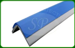 Hospital Walkway Aluminum Plastic Wall Protection Mounted PVC Bumper Guard Rail/Handrails For Medical