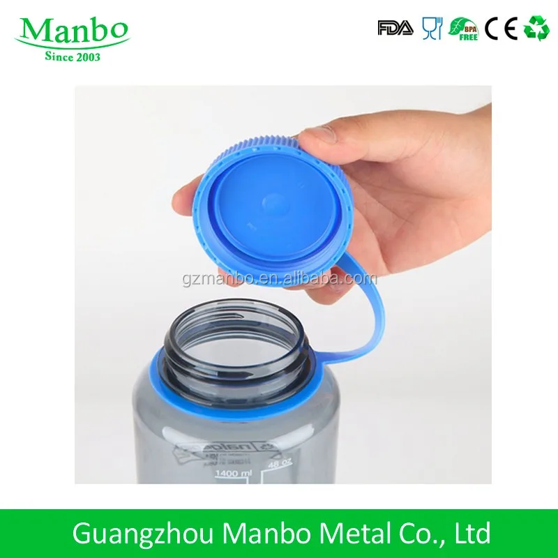 Factory Wholesale Hot Sale BPA Free Wide Tritan 1000ml Plastic Nalgene Water Bottles With Cap