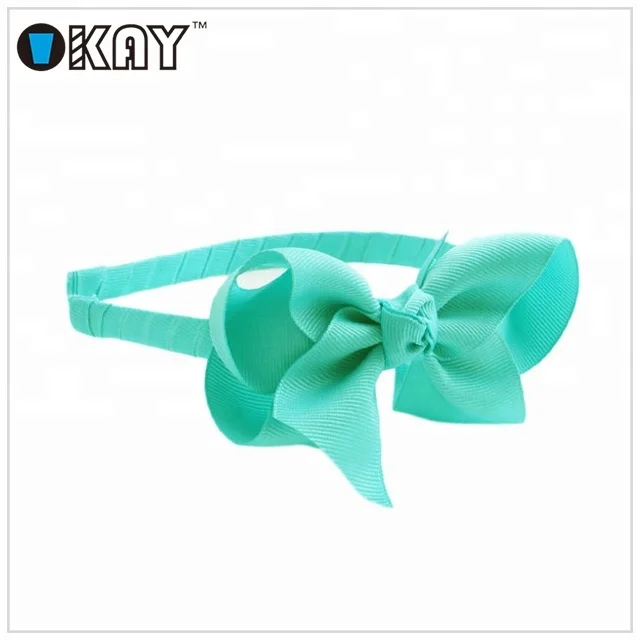 Ribbon bow kids hairband flower headband for hair accessories