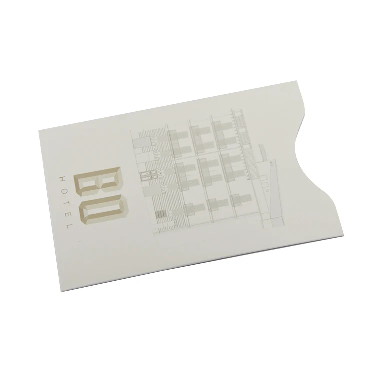Aluminum Paper Credit Card RFID Blocking Card Sleeves RFID Blocking Sleeve Protectors