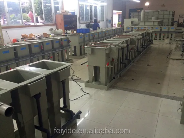 Ручная стойка Feiyide, линия хромирования для медного никелевого цинкового покрытия