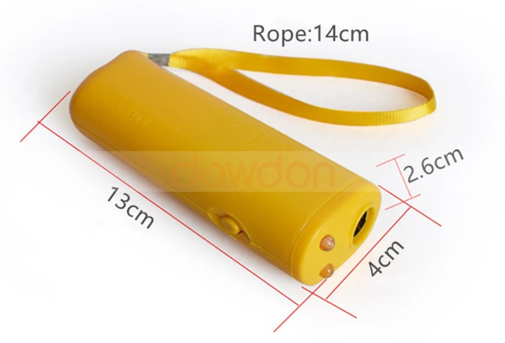 Портативный 3 в 1, ультразвуковой отпугиватель коры для собак