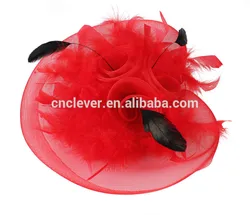 Women fascinators wedding hats hair accessories sinamay elegant party church hats