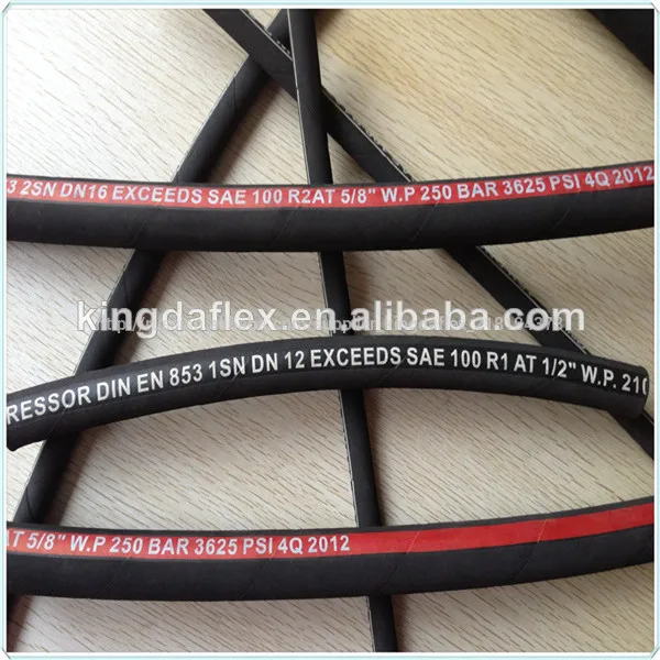 китай дешевый один стальной проволоки кос гидравлический шланг ёаропрочных