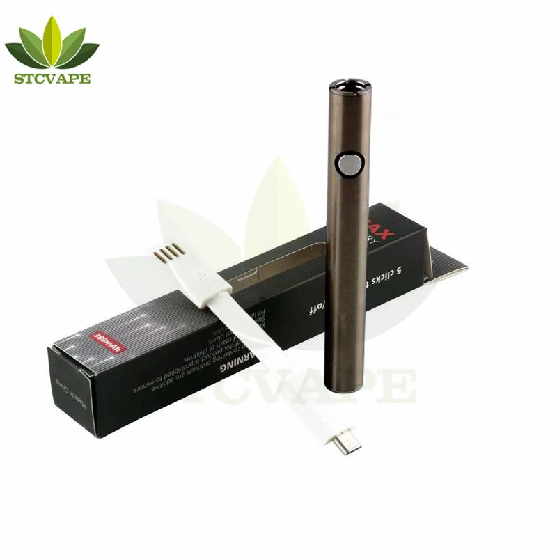 
High quality preheating CBD Vape pen battery 510 thread 380mah Max vape battery 