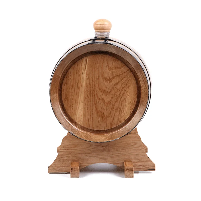 custom wood oak whiskey barrel