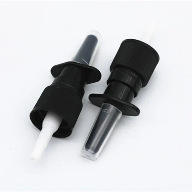 High Quality Hospital Medical Nasal Pump Nasal Atomizer Spray Bottles Screw Cap Plastic Mist for Nose Non Spill Accept