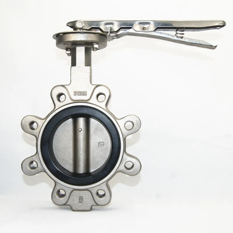 CHINA 4-12 Inch Stainless Steel Body epdm Seat Manual Lug Butterfly Valve