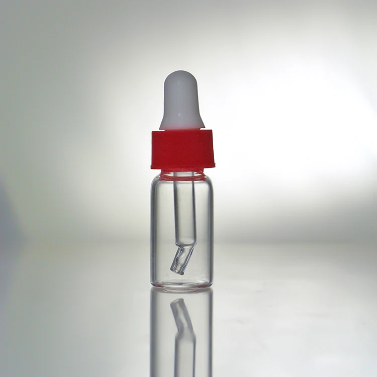 3ml 3.5ml 7ml 10ml glass dropper vials with glass pipette