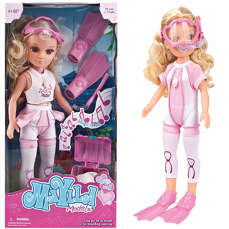 17 Inch Divers Princess Custom Doll 2019 Latest Toys For Kids Birthday Gift From Manufacturer