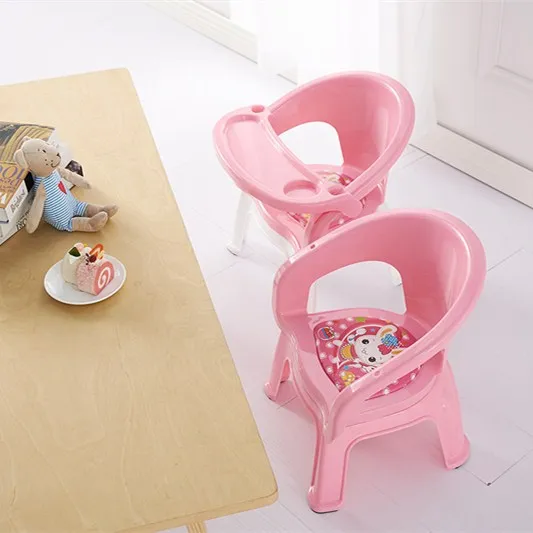 
Safe child whistle chair baby plastic eating chairs baby chair 