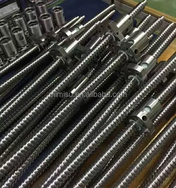 rolled thread tbi ball screw SFU1605 1000mm for CNC machine