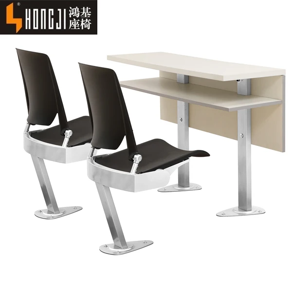 New Design  study desk study chair student table TC-992 University desk plastic chair for student good price 8 years warranty