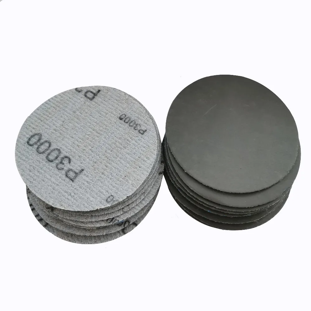 Silicon Carbide Wet and Dry Hook and Loop Sanding Disc Round Sand Paper for grinding car