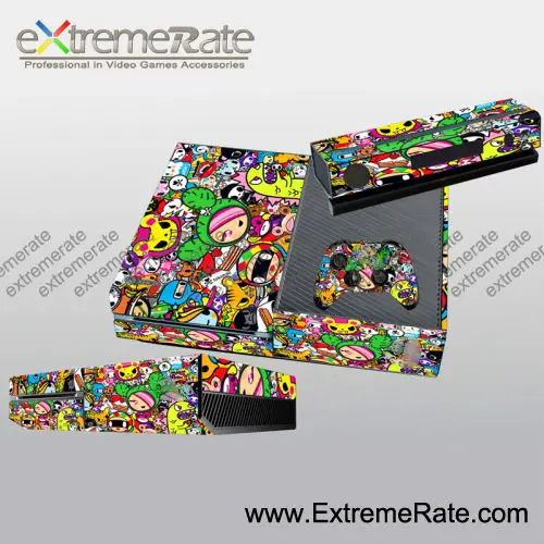 wholesale high quality for xbox one console controller skin decals + free shipping