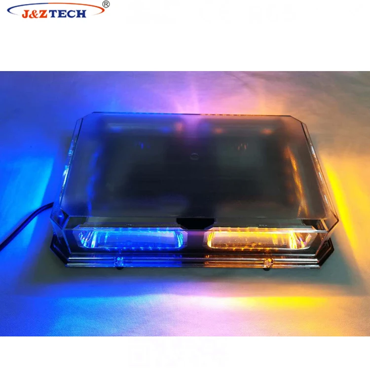12V car roof magnetic mounting warning strobe amber mini warning led lightbar