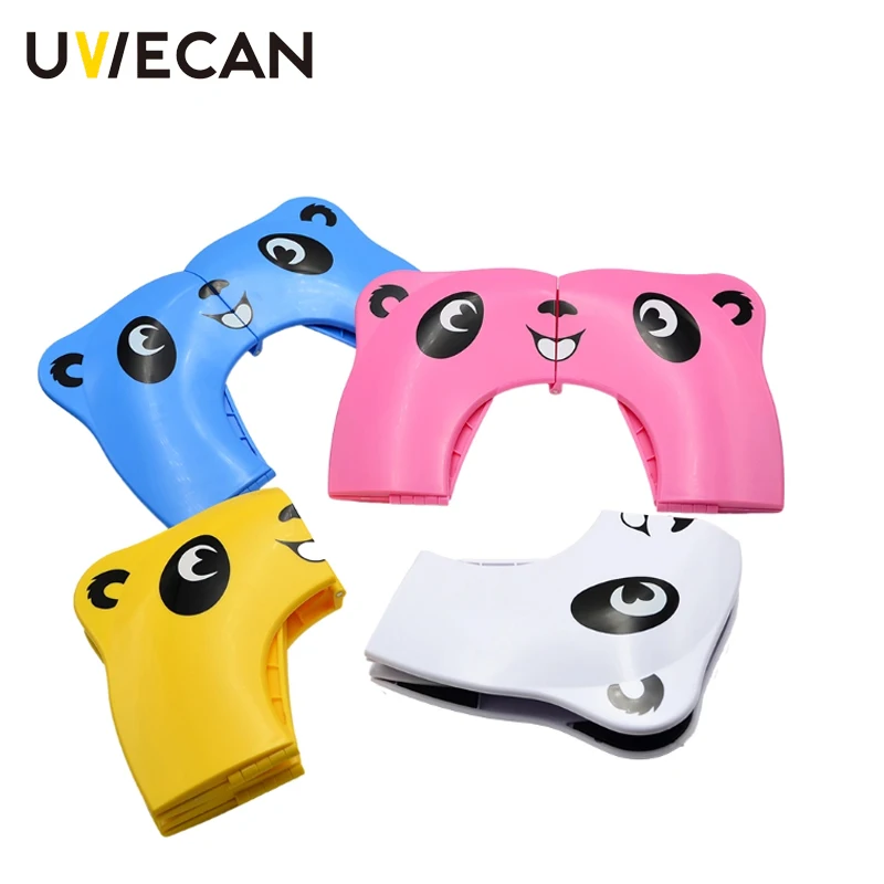 New Folding Potty Toilet Training Seat Cover Child Safety Plastic Toilet Seat Cover