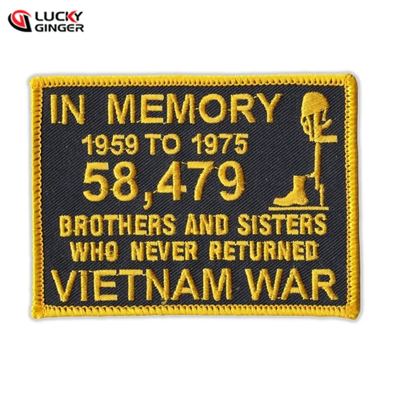 Im Memory Embroidered Stick-on Patch Tag for Team