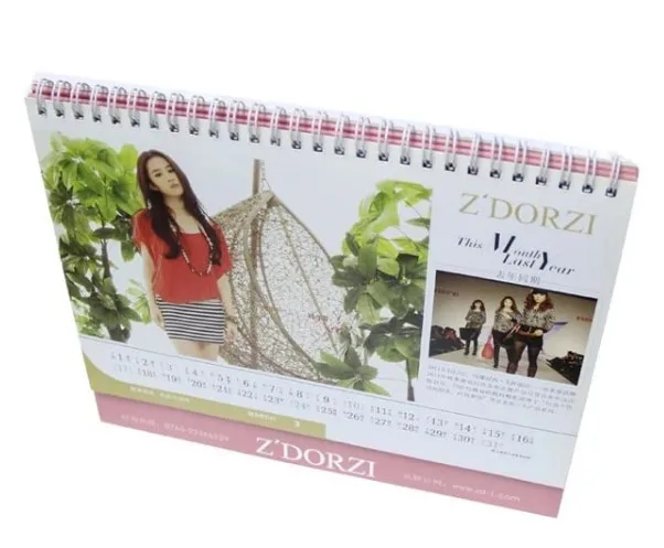 2020 New wholesale Desgin tent table desk calendar printing