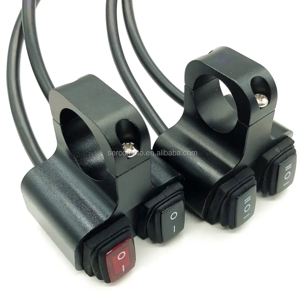 Motorcycle Switch Motorcycle ATV PIT Bike Scooter Head Fog Spot Light ON OFF Switch