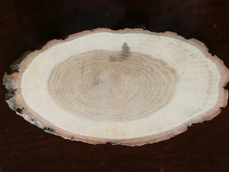 Оптовая продажа, круглые ломтики из сосны для рукоделия
