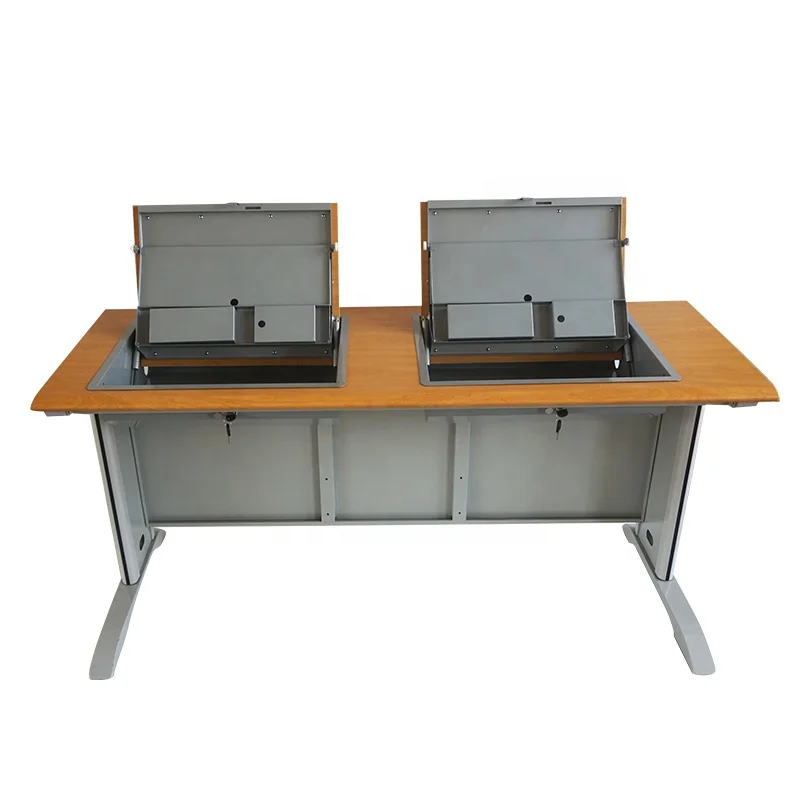 Настроить размер цвет школы Флип два человека мест компьютерный стол