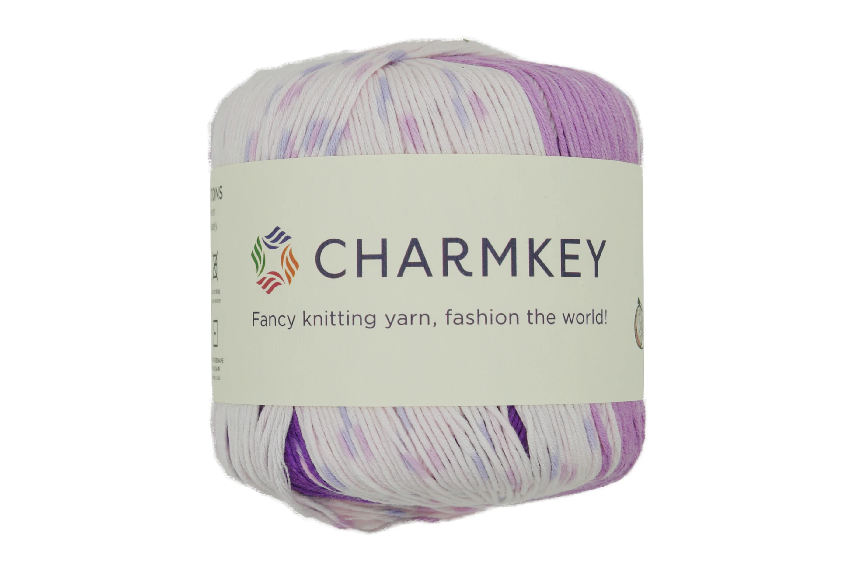 Красивая разноцветная окрашенная на большие расстояния хлопковая 50% Бамбуковая пряжа в продаже