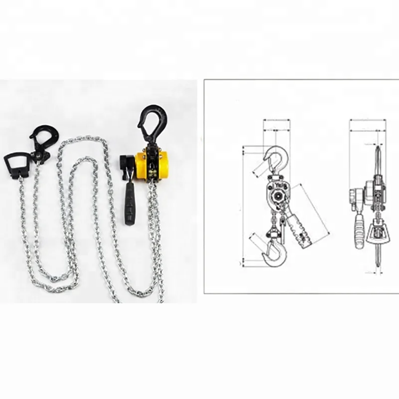 Hand Operated 100kg 250kg 500kg 1.5T Vital Small Manual Truss lever Chain Block hoist price China