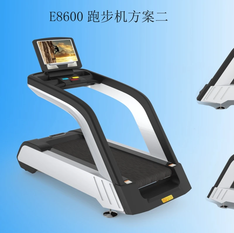 EM8600 professional commercial body fit gym master fitness equipment touch screen treadmill for gym body building