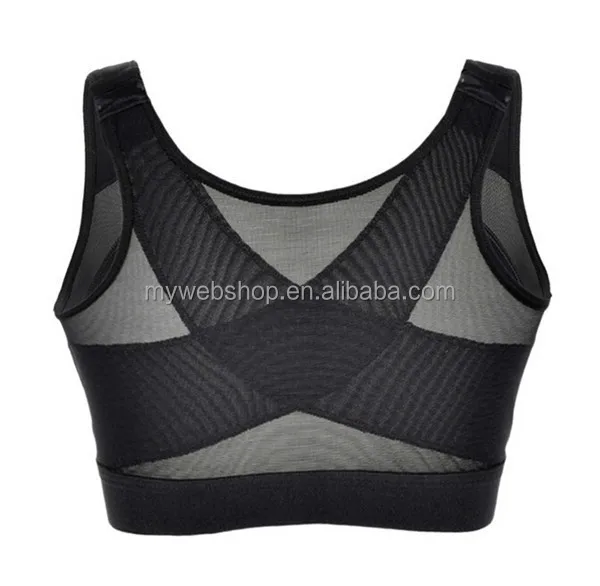 Professional Shockproof Level 3 Front Closure and Stable Cross Back Strap seamless push up bra yoga sport bra young girls bra