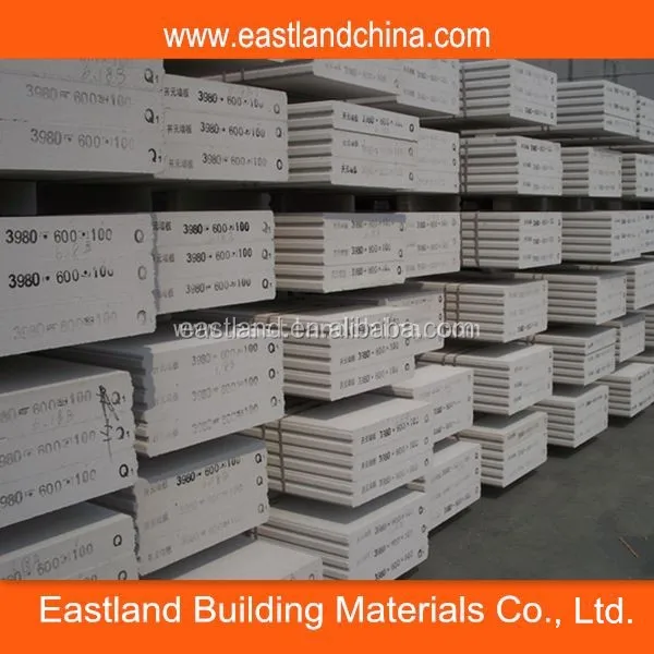 Precast Concrete AAC Floor Slabs Solid Wall Panel