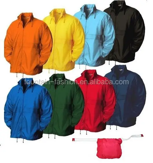 promotion packable windbreaker lightweight raincoat  foldable  jacket