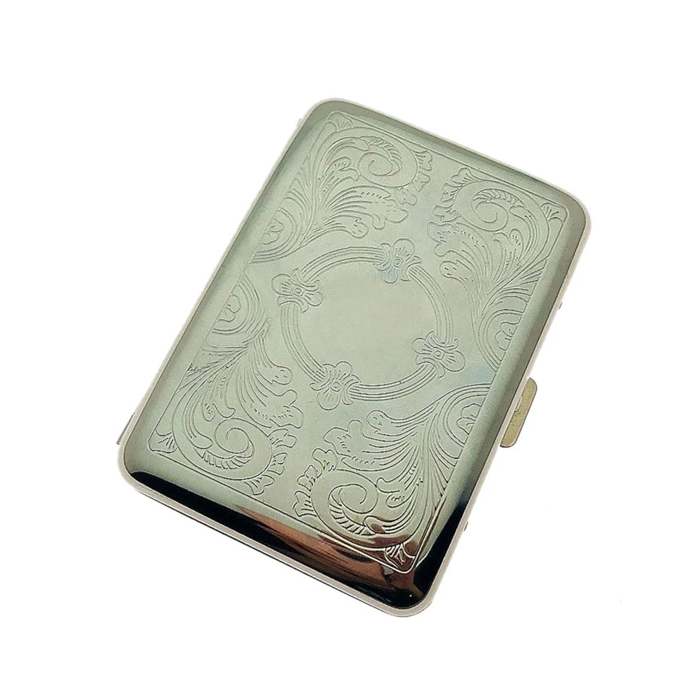 Wholesale Metal Cigarette Case Hold 20pcs For Promotion Gift