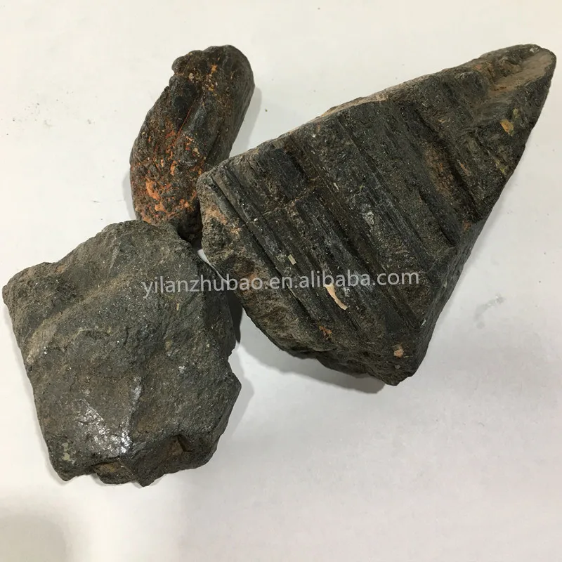 Wholesale Natural Black tourmaline Ore Chakra Healing Reiki Stone for home decor