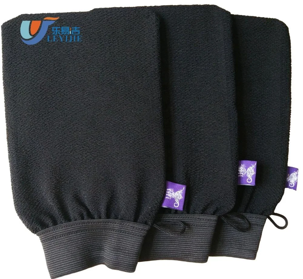Extra Hard Massage Exfoliating Scrubber Glove Kessa OEM Morocco Bath Glove For The Body