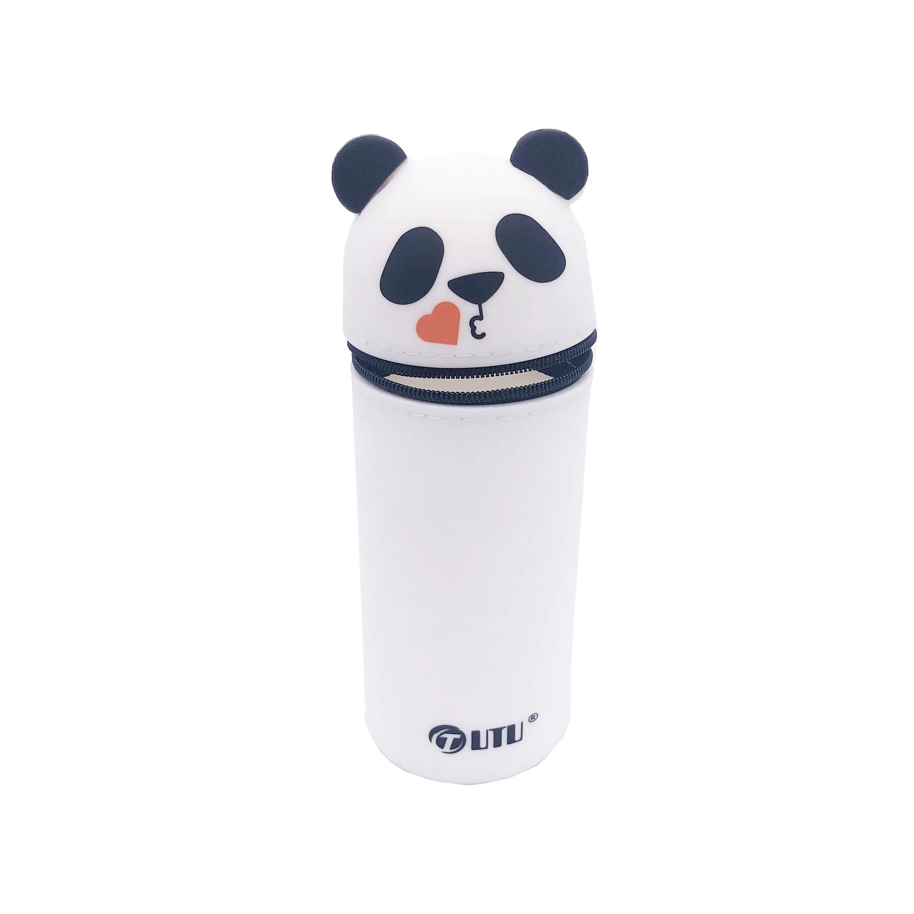 
Cute Panda Silicone Standing Pencil Bag/Pencil Pouch/Pencil Case 