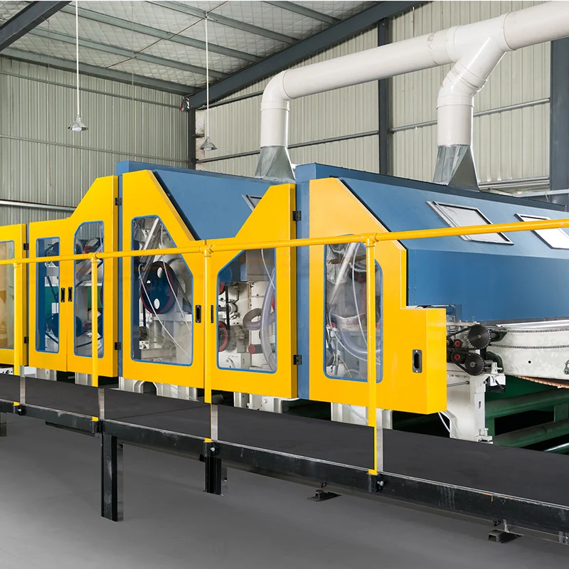
New generation cotton wool double cylinder cotton carding machine 