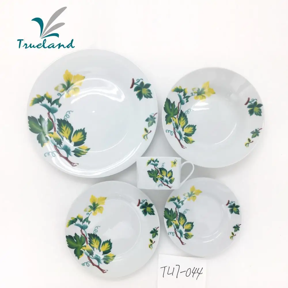
Porcelain Tunisia Classic Complete Dinnerware Sets White 