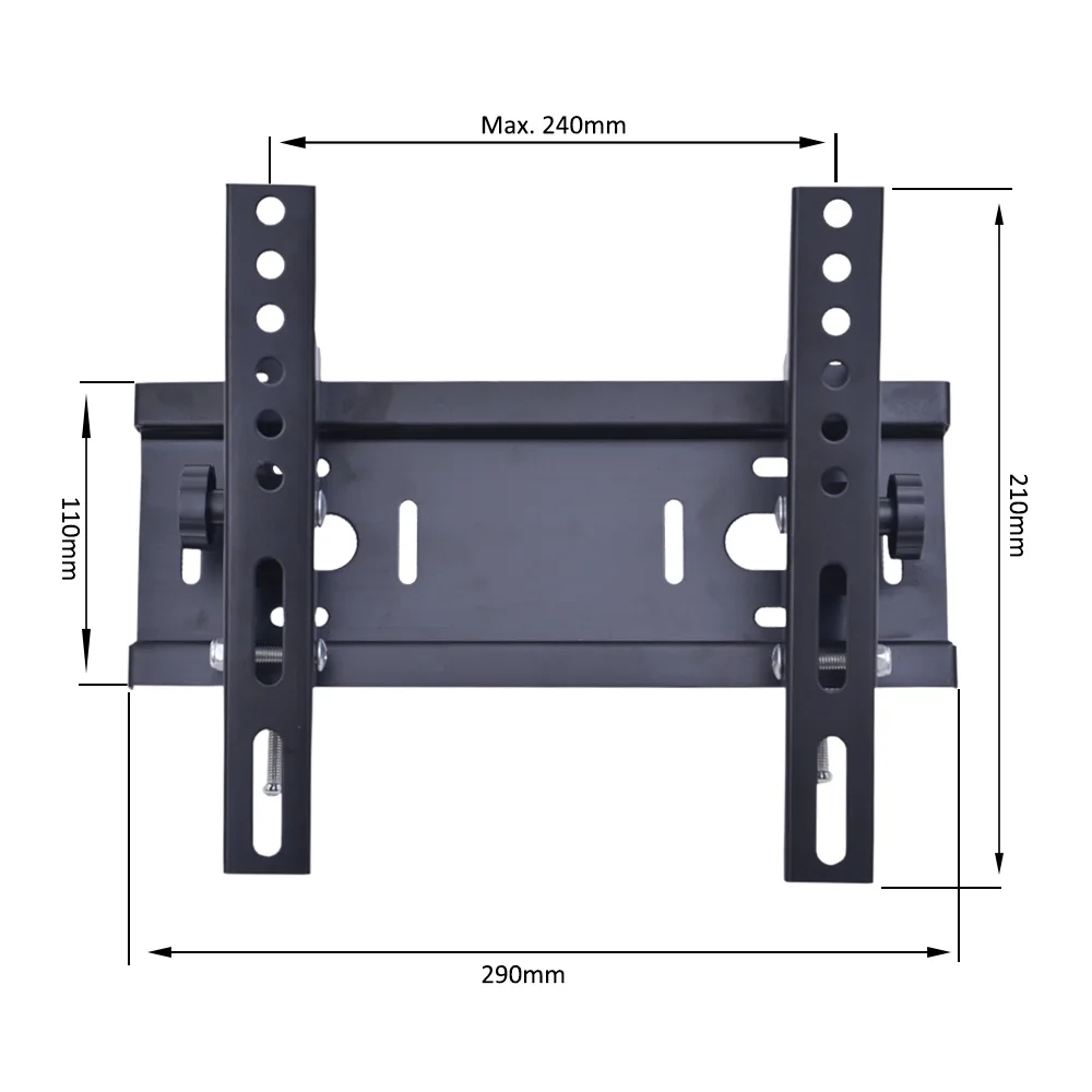 
Family furniture video wall mount height adjustable 15 degrees tilt lcd plasma tv wall mount for 14 to 32 inches screens 