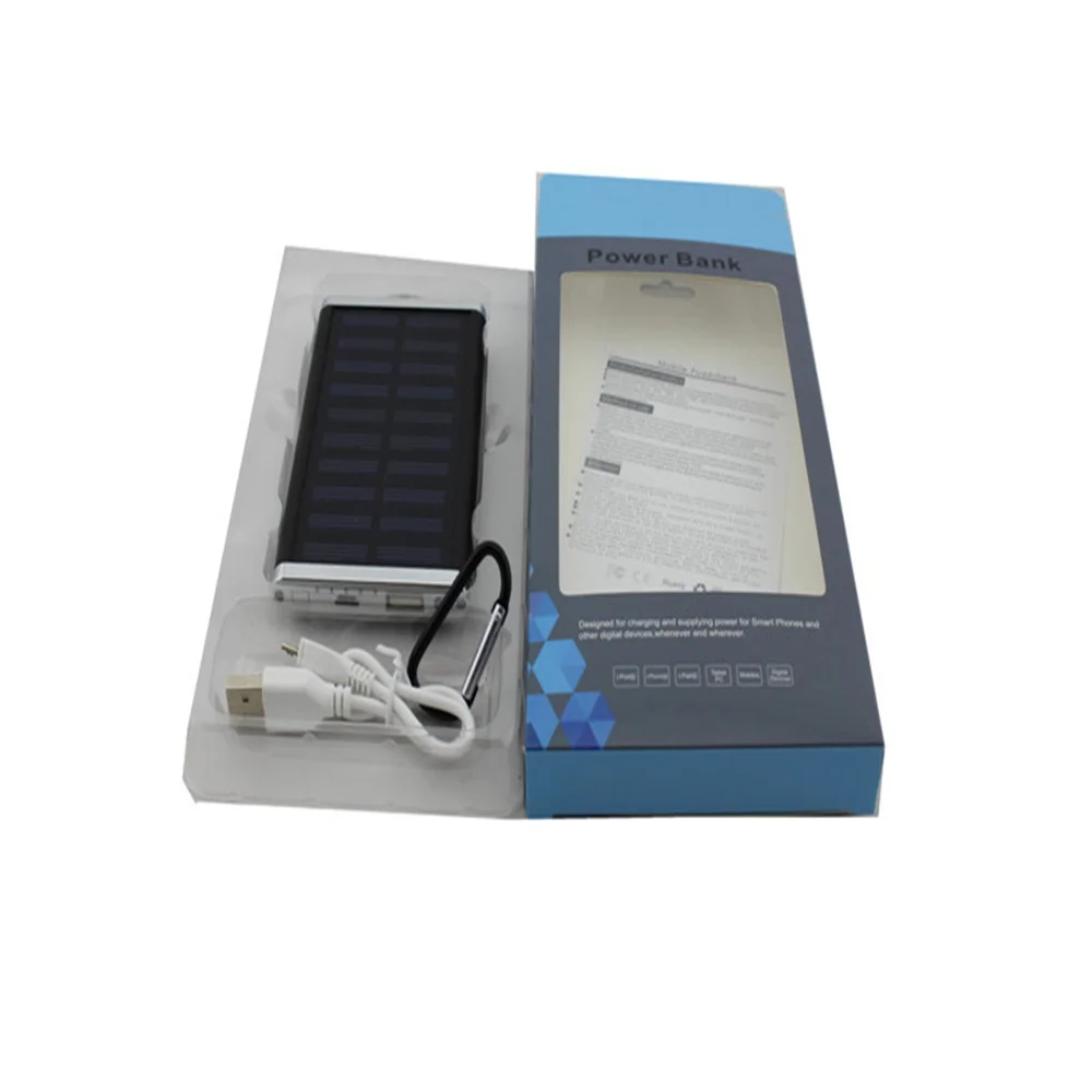 Solar charger 4000mah portable solar power bank for cellphones