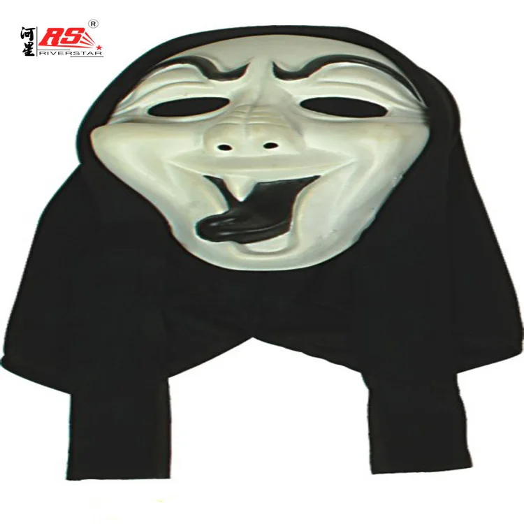 Custom Halloween Party Horror Skull EVA Terrible Ghost Skull Heads Face Mask Assorted Creepy White Black Ghostface Scream Mask