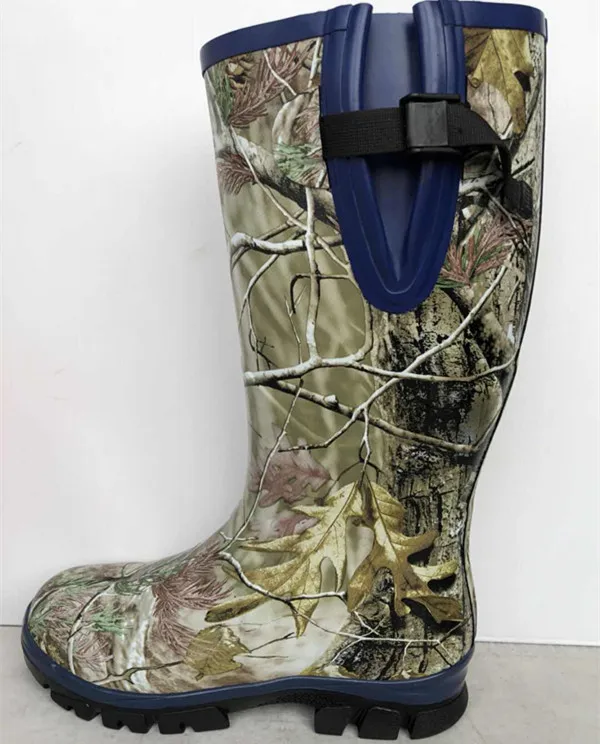 
camo printed waterproof hunting men boots 